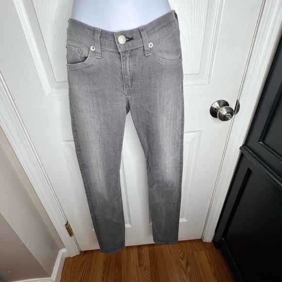Rag & Bone / Jean Women’s 26 Buxton Gray Skinny Jeans Denim 2 W1502K120 - Picture 11 of 16
